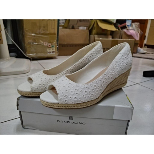 Bandolino 露趾 高跟鞋 跟高6公分 楔型鞋 U.S. 11號 EU 45號(美國鞋偏小,因此適合44號穿著)