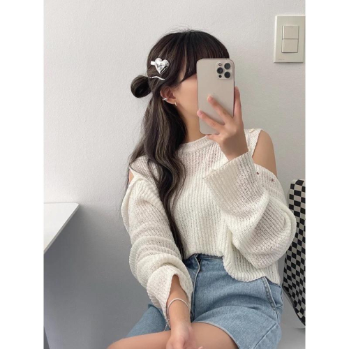 E’nes ?? Neroli hairpin 金屬高級感大愛心波浪珍珠髮夾