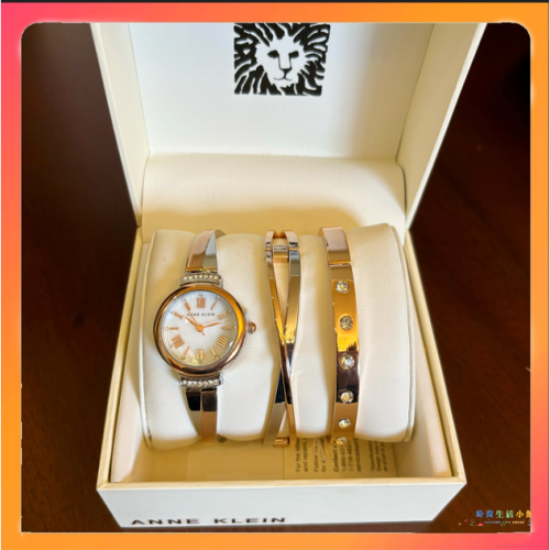 【特價現貨】 美國?? Anne Klein 手錶套組 施華洛世奇水晶 手錶 手環 手鏈 手鐲 女生手錶 生日禮物