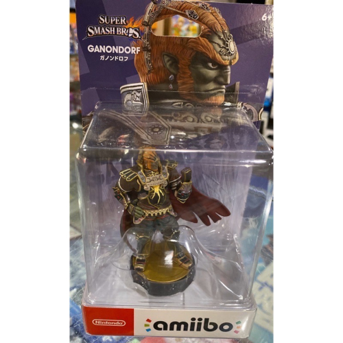 （不含遊戲） 任天堂明星大亂鬥 連動人偶 amiibo 加農道夫 GANONDORF 全新品【士林遊戲頻道】