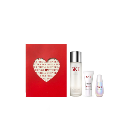 SK-II 青春露 (230mL) 超輕感全效防曬霜 (30g) 光蘊臻采煥亮精華 (30mL)