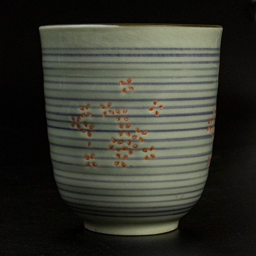 日式細線條櫻花陶瓷杯 水杯 茶杯