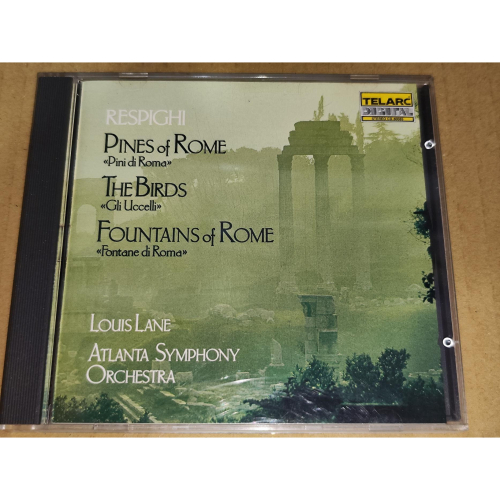 Telarc 日版 Louis Lane Respighi 雷史畢基 羅馬之松 鳥 羅馬之泉 亞特蘭大交響 無IFPI