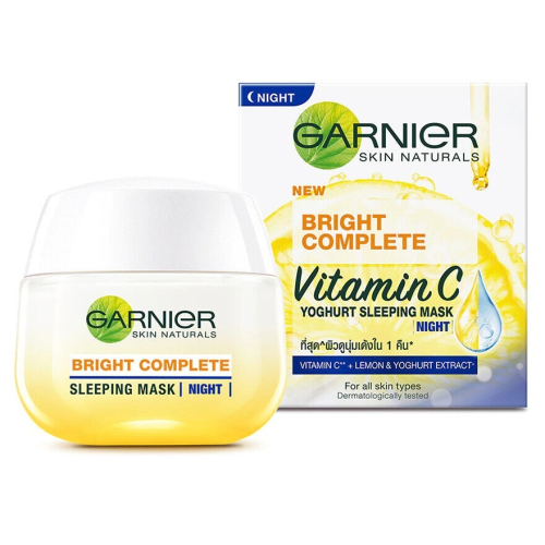 【GARNIER 卡尼爾】淨白晚霜-檸檬優格+維他命C(50ml)【7089】
