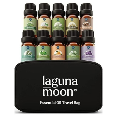 美國熱銷品排 Lagunamoon 精油旅行套裝 頂級精油10件組旅行包
