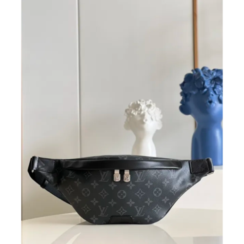 幾乎全新Louis Vuitton/路易威登男包老花DISCOVERY小號腰包肩背包M46035