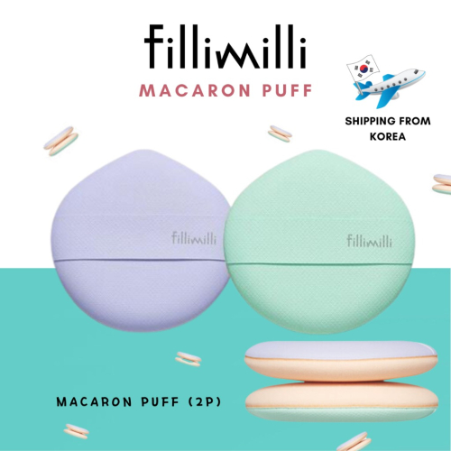 [Jia’s美妝代購］現貨不用等‼️新款✅ Fillimilli 馬卡龍棉花糖粉撲2入組 粉撲 現貨 韓國美妝 熱銷粉撲