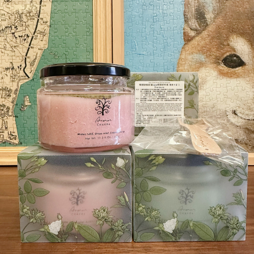【桃園現貨】雅聞倍優 脈輪能量SPA海鹽磨砂膏320g 迷幻森林含情茉茉橙意十足天降甘霖亮紫糾纏檀花一現 Arwin