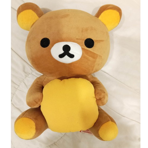 正版 Rilakkuma 拉拉熊 抱枕 絨毛娃娃 造型布偶 生日禮物 聖誕禮物 坐姿娃娃 玩偶 娃娃