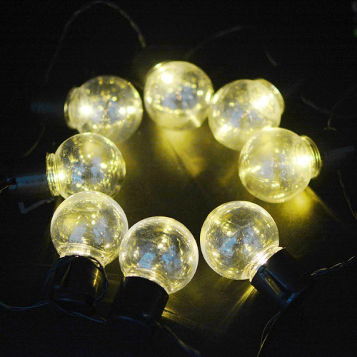 ☆四月科技能源☆光控太陽能燈20LED燈泡燈串戶外防水節日裝飾太陽能燈串 A0329-10