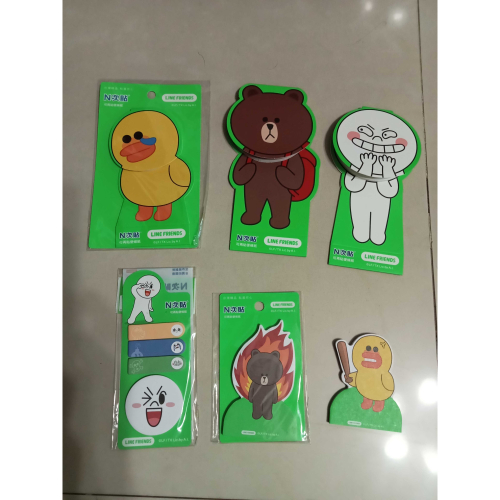LINE N次貼 可再貼便條紙 大型.可站立(25張) 擇一