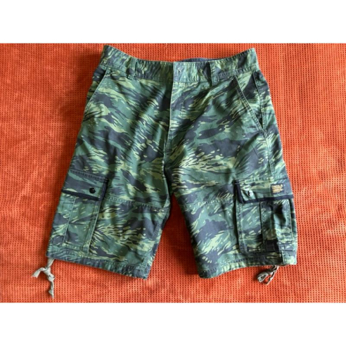 【D2】二手西海岸滑板大牌Emerica迷彩短褲 SZ 32