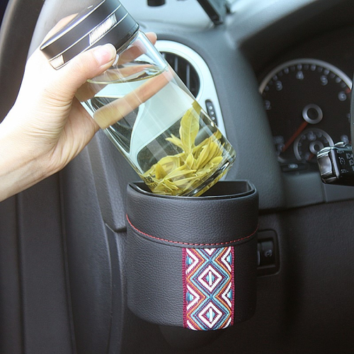 車載水杯架車內固定置物架車用飲料水壺架汽車空調出風口放茶杯座