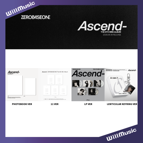 微樂客?預購 ZEROBASEONE - THE 6TH MINI ALBUM [ASCEND-] 迷你六輯