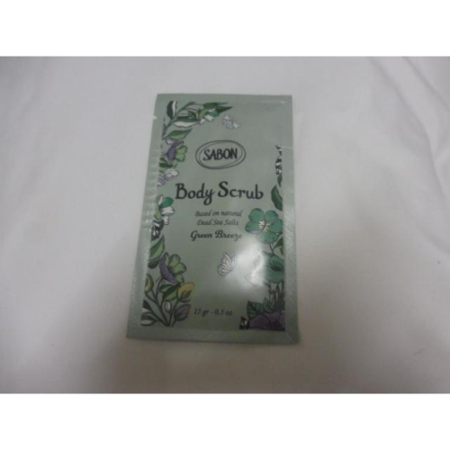 SABON 感官境遇 微風佛綠身體磨砂膏15g 試用包 身體去角質