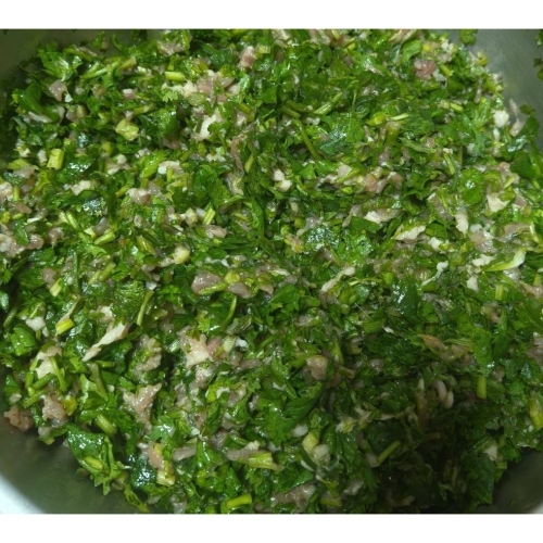 香菜豬肉水餃