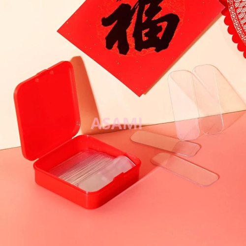 春聯貼 透明無痕雙面貼60入/盒 雙面膠 透明貼 無痕萬能貼 奈米雙面膠