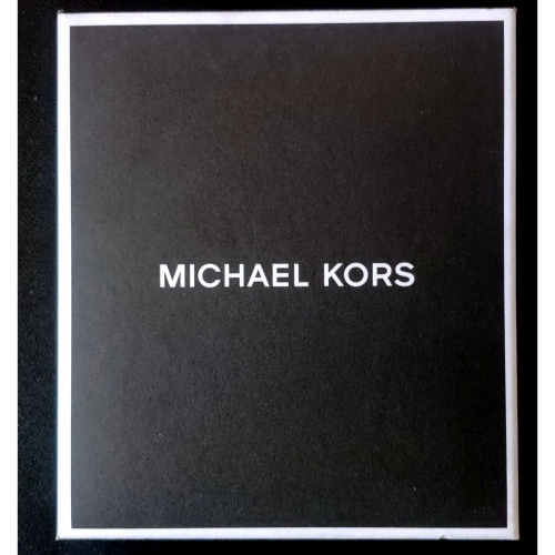 Michael Kors 深藍色防刮直條紋真皮證件/護照夾-M09703