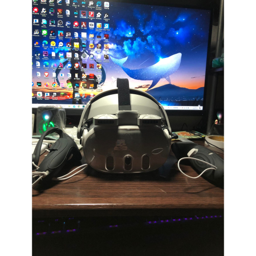 META QUEST 3 VR 128gb 超級組合 近全新 便宜出售=w=!
