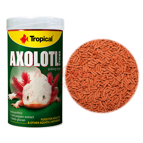 U-T11614 波蘭 Tropical 德比克 六角恐龍 角蛙 底棲魚長條飼料 250ml 兩棲 蠑螈