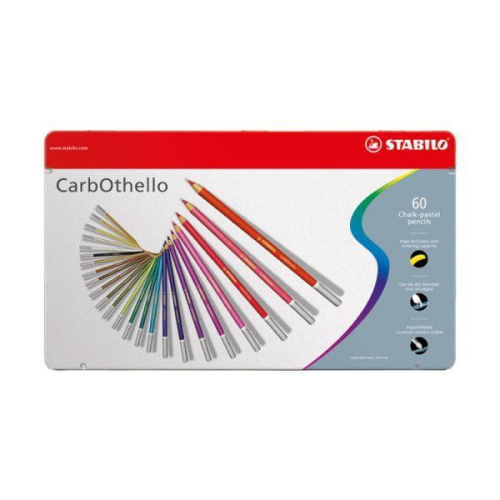 STABIL 思樂筆 CarbOthello奧賽樂水性粉彩筆60色-081811460