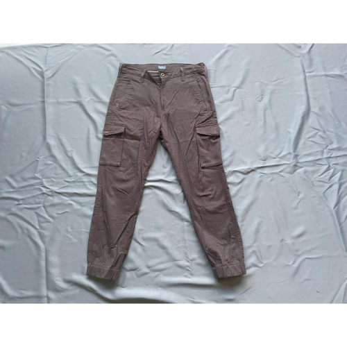 二手Vintage Levi＇s 咖啡色工裝束口褲Jogger Pants 31X30