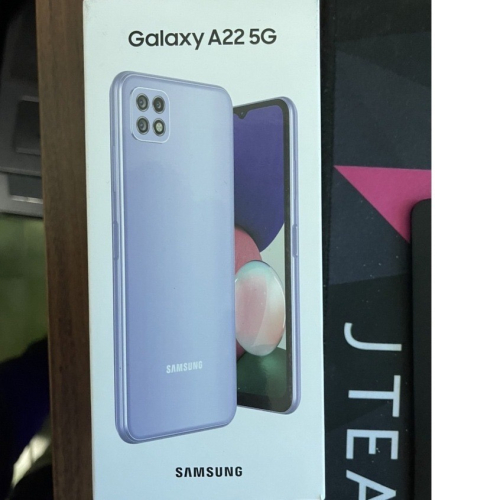 SAMSUNG三星Galaxy A22（5G_A226B/DS）4GB/128GB-薰衣霧 智慧手機 贈送保護殼 保護貼