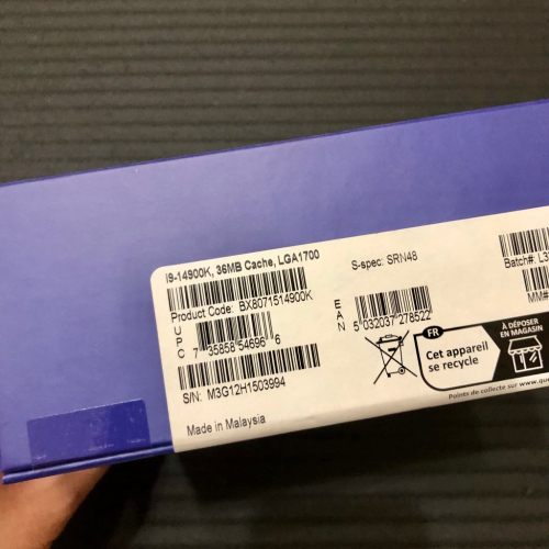 Intel Core i9-14900K 24核32緒 處理器
