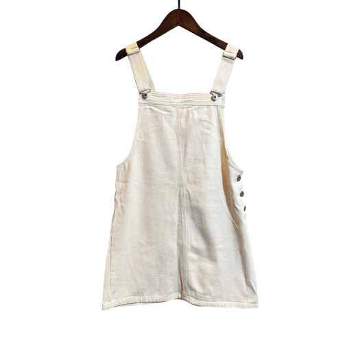 ❮近新❯ 日本 Heather 象牙色 吊帶褲裙 Jumper Skirt/Overalls F 牛仔褲裙 牛仔褲 裙子