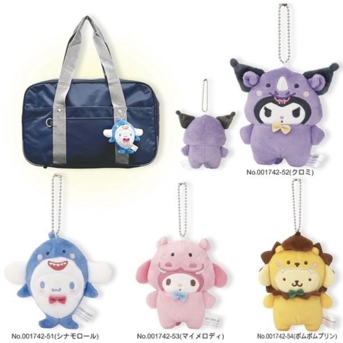現貨 日本 Sanrio 三麗鷗 鯊魚大耳狗 犀牛庫洛米 娃娃吊飾