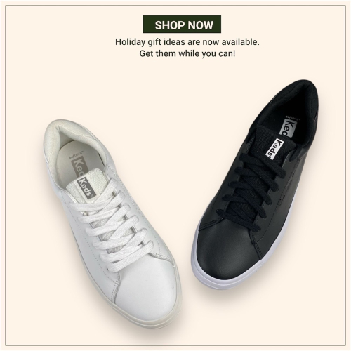 ￼零碼特價?Keds 純色系真皮 厚底休閒鞋 小白鞋 運動鞋