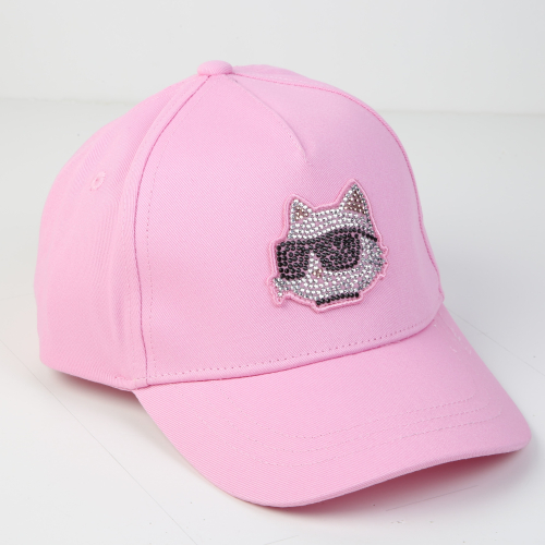 ✴Sparkle歐美精品✴ Karl Lagerfeld 卡爾貓咪水鑽棒球帽 帽子 遮陽帽 青年版 現貨真品