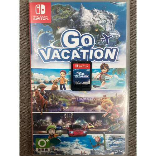 NS SWITCH 歡樂假期 GO VACATION (日、英文無中文版）二手