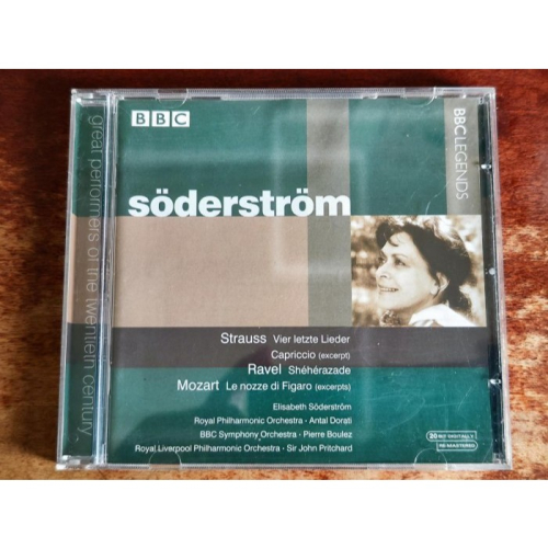 文本齋 Elisabeth Söderström Dorati 理查·史特勞斯 最後四首歌 Ravel Mozart