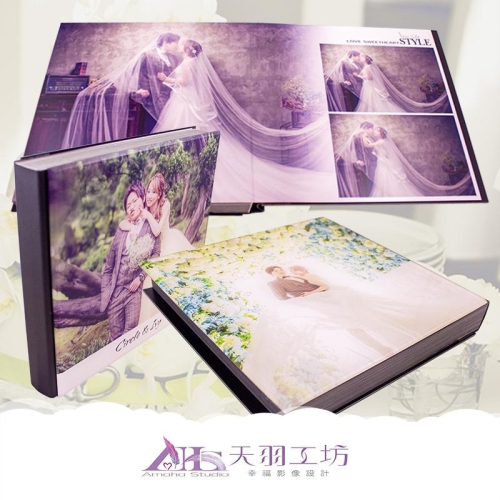 相簿│相本│8吋│方型│水晶相本│一體成型│客製化│自助婚紗【天羽工坊】