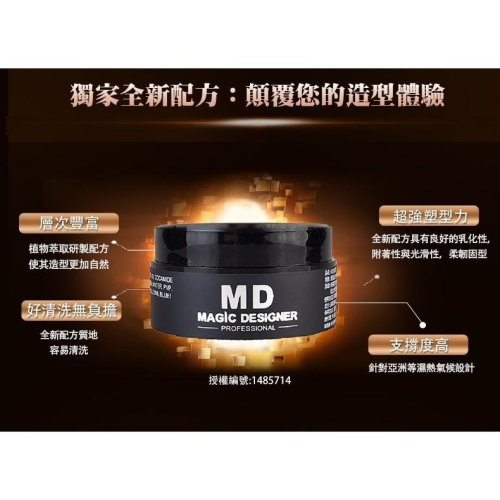 [世紀香水廣場] 全新第3代 MD髮泥 100G Magic Designer 超酷炫髮泥