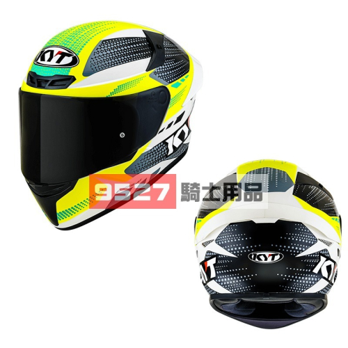 ⚡9527代購 KYT TT-COURSE ?#G 黑黃 (亮面) 安全帽 全罩 雙D扣 TTC