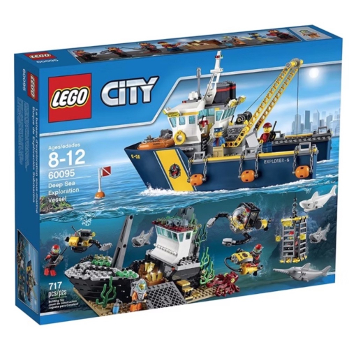 樂高LEGO 60095 CITY系列 深海探測船 二手已組 有說明書