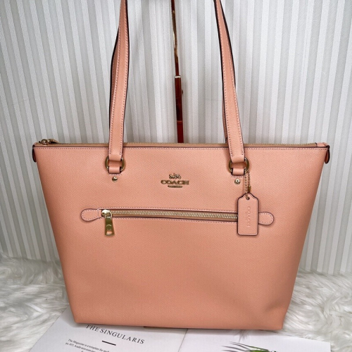 美國代購 台灣現貨 Coach 拉鍊托特包 微笑托特 肩背包