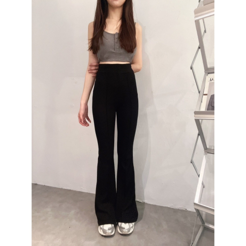 【Aries.shop】實拍my高腰車線喇叭褲 女裝