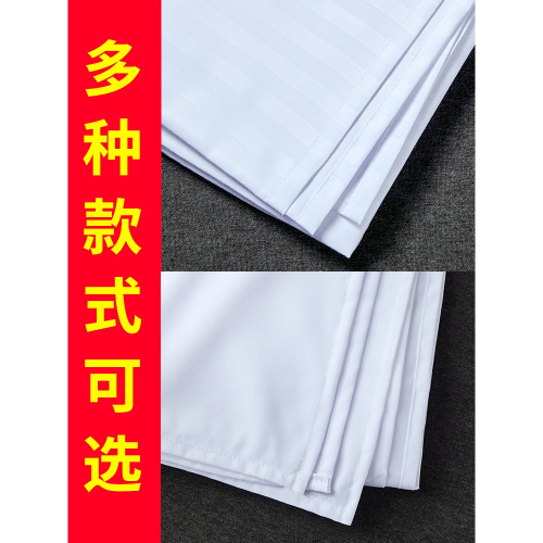 美容院專用牀單單件絲光棉冬季加絨加厚純白色磨毛按摩牀布草定製