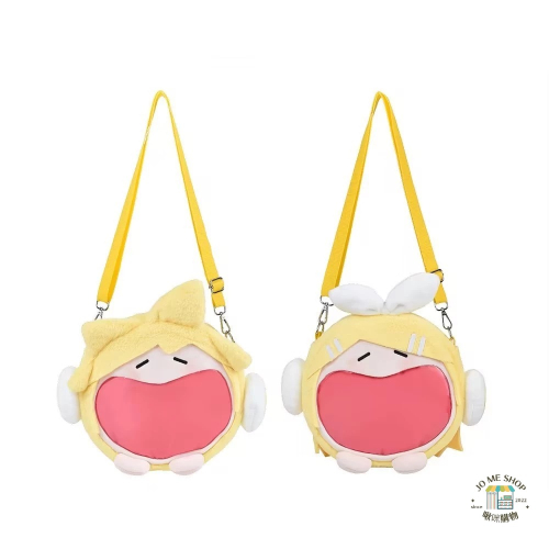 現貨 禮物 ? BEMOE 出品 B站 bilibili 正版 鏡音鈴 鏡音連 初音雙子 小嘴單肩痛包 小嘴痛包