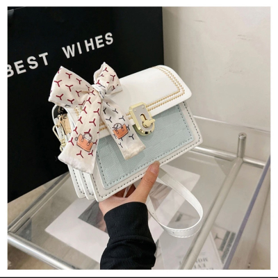 ［tide.ef]H-新復古格紋小方包 diy材料包 手工縫製鎖 扣百搭單肩包包節日禮物 包包 手提包