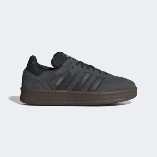 ?adidas SAMBA XLG 炭黑色/鐵灰色/黑色/咖啡底/厚底 ID3201 男女通用款