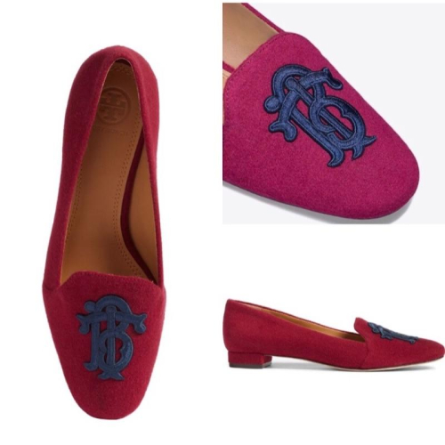 全新正品Tory Burch 平底鞋 刺繡樂福鞋懶人鞋通勤