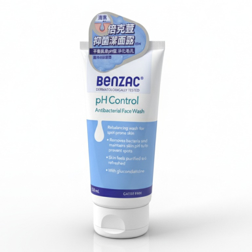 【榮泰日用品】BENZAC 倍克荳抑菌潔面露 150ml