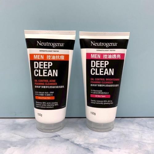 露得清 Neutrogena 深層淨化男性洗面乳 150g 控油抗痘/控油透亮