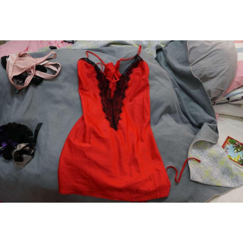 英國知名品牌 ANN SUMMERS CHERRYANN CHEMISE 櫻桃色性感睡衣 UK 16-18(XL/2XL