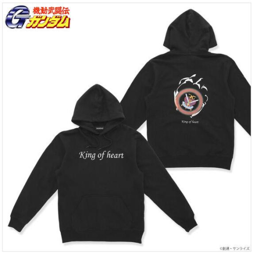 機動武鬥傳G鋼彈 連帽衣 King of heart 帽T 紅心王 日PB限定 洗牌同盟 多蒙