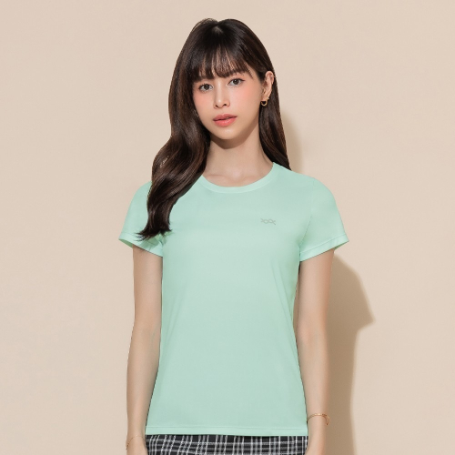 【WIWI】素面防曬排汗短版涼感衣(薄荷綠 女S-3XL)